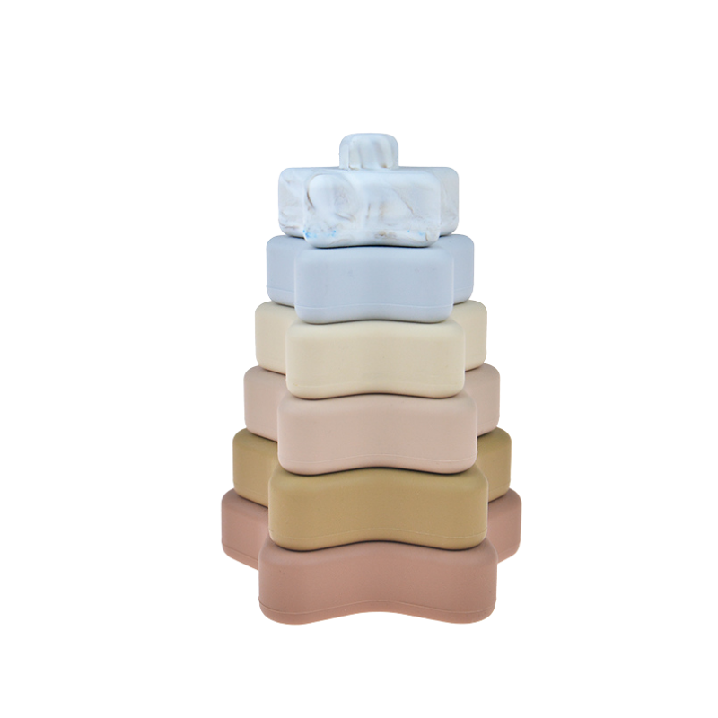 Stapeltoren Ster Bruin - Blauw