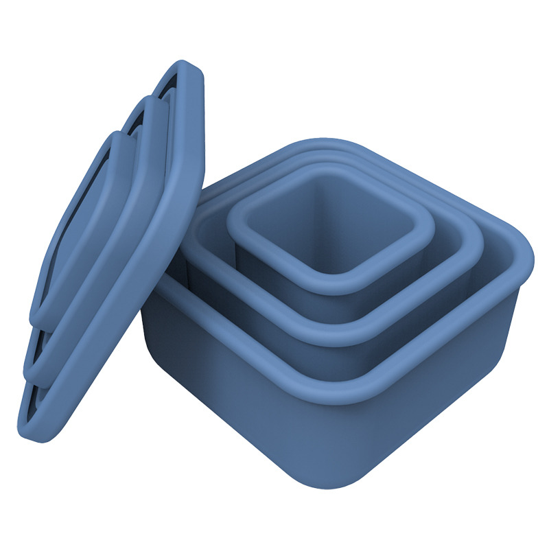 Snack Box set van 3 - Navy Blue